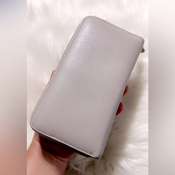 Fendi Pink Crayons Continental Monster Bag Bug Zip Around Wallet 8” x 4” - Picture 4 of 14